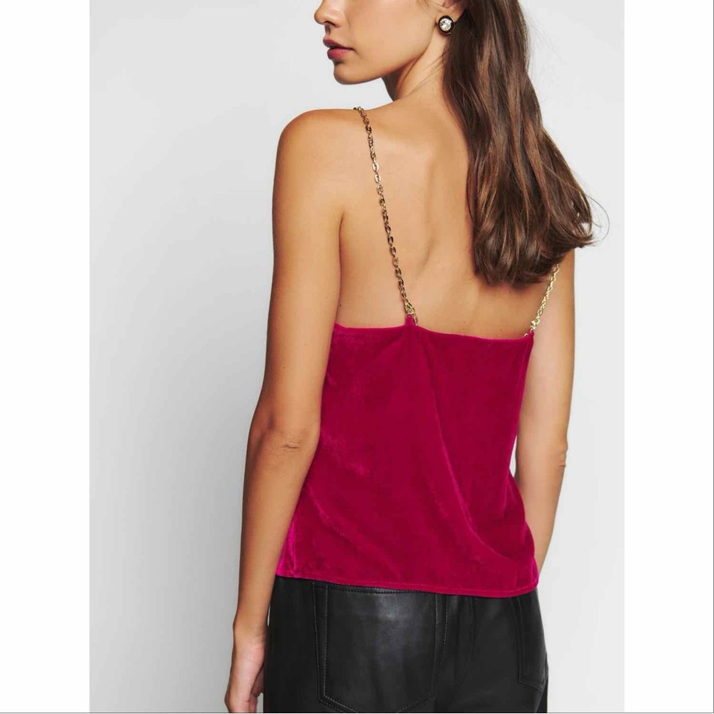 Reformation Rori Velvet Top - Picture 3 of 4